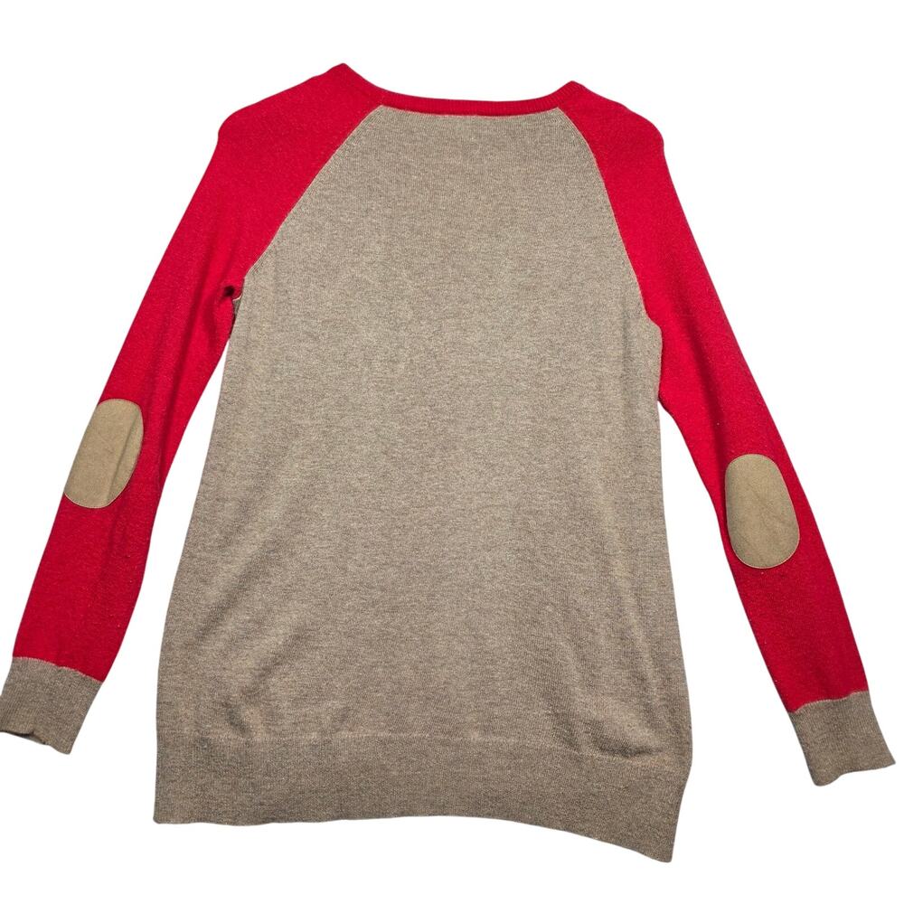 J. Crew Colorblock Wool Blend Button Side Sweater… - image 2